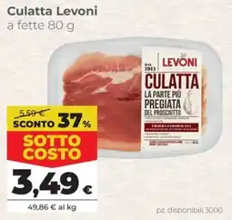 Coop Culatta Levoni a fette offerta