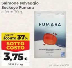 Coop Salmone selvaggio Sockeye Fumara a fette offerta