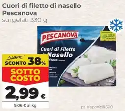 Coop Cuori di filetto di nasello Pescanova offerta