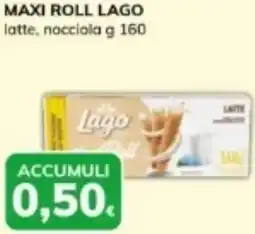 Basko Maxi roll lago latte, nocciola offerta