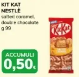 Basko Kit kat nestle salted caramel, double chocolate offerta
