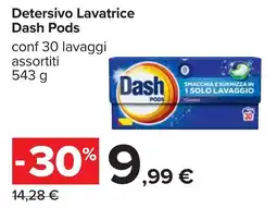 Carrefour Detersivo Lavatrice Dash Pods offerta