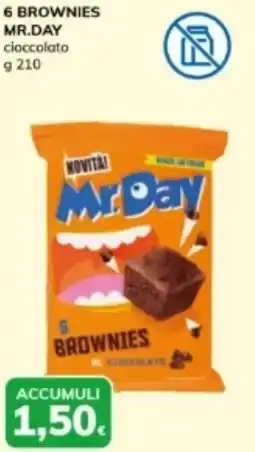 Basko 6 brownies mr.day cioccolato offerta