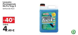 Carrefour Lavavetro Pluristagionale Ma-Fra Tergy 4 offerta
