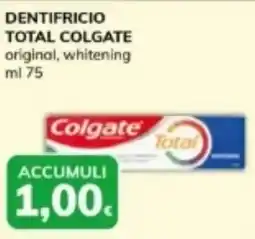 Basko Dentifricio total colgate original, whitening offerta