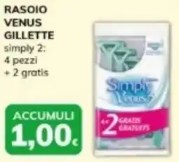 Basko Rasoio venus gillette simply 2 offerta