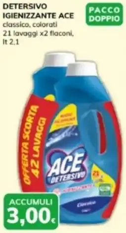 Basko Detersivo igienizzante ace classico, colorati offerta