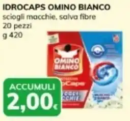 Basko Idrocaps omino bianco sciogli macchie, salva fibre offerta