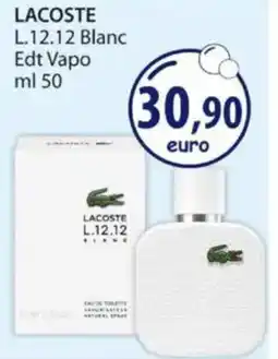 Acqua & Sapone LACOSTE L.12.12 Blanc Edt Vapo offerta