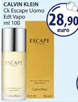 Acqua & Sapone CALVIN KLEIN Ck Escape Uomo Edt Vapo offerta