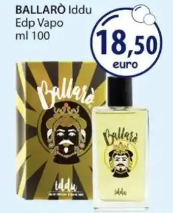Acqua & Sapone BALLARÒ Iddu Edp Vapo offerta