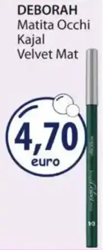 Acqua & Sapone DEBORAH Matita Occhi Kajal Velvet Mat offerta