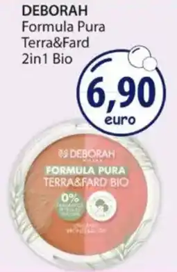 Acqua & Sapone DEBORAH Formula Pura Terra&Fard 2in1 Bio offerta