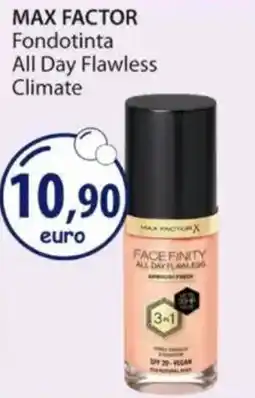 Acqua & Sapone MAX FACTOR Fondotinta All Day Flawless Climate offerta