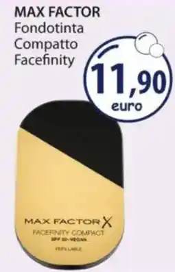 Acqua & Sapone MAX FACTOR Fondotinta Compatto Facefinity offerta