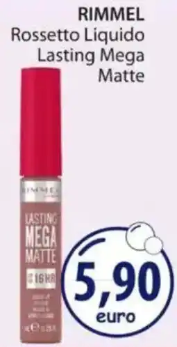 Acqua & Sapone RIMMEL Rossetto Liquido Lasting Mega Matte offerta
