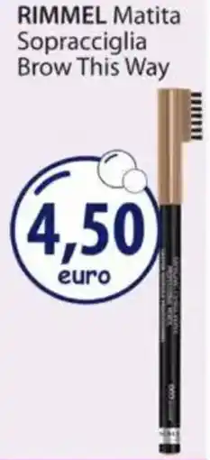 Acqua & Sapone RIMMEL Matita Sopracciglia Brow This Way offerta