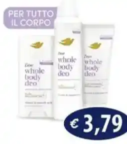 Acqua & Sapone Dove whole body deo offerta