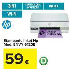 Carrefour Stampante Inket Hp Mod. ENVY 6120E offerta