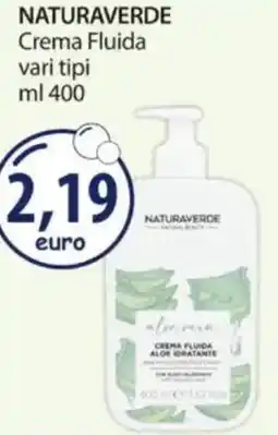 Acqua & Sapone NATURAVERDE Crema Fluida offerta