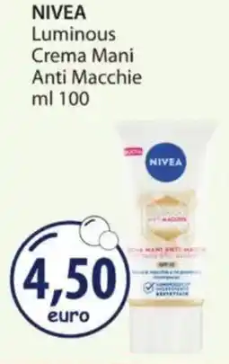 Acqua & Sapone NIVEA Luminous Crema Mani Anti Macchie offerta