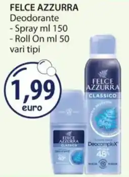 Acqua & Sapone FELCE AZZURRA Deodorante, Spray e Roll On offerta