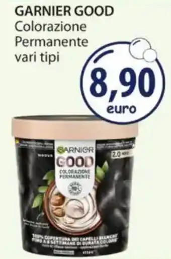 Acqua & Sapone GARNIER GOOD Colorazione Permanente offerta