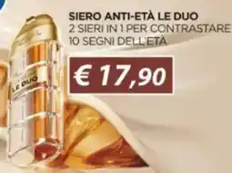 Acqua & Sapone L'ORÉAL PARIS Siero anti-età le duo offerta