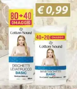 Acqua & Sapone Cotton Sound Dischetti levatrucco basic offerta