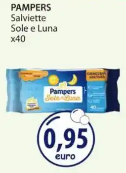 Acqua & Sapone PAMPERS Salviette Sole e Luna x40 offerta