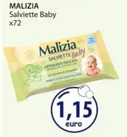 Acqua & Sapone MALIZIA Salviette Baby x72 offerta