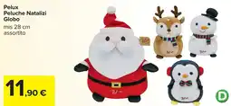 Carrefour Pelux Peluche Natalizi Globo offerta