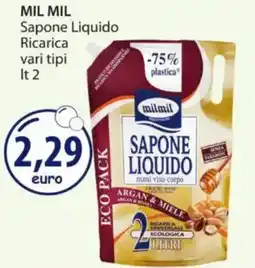 Acqua & Sapone MIL MIL Sapone Liquido Ricarica offerta