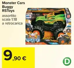 Carrefour Monster Cars Buggy RSToys offerta