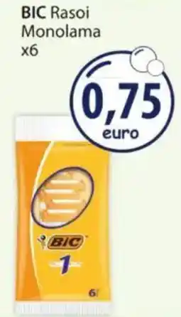 Acqua & Sapone BIC Rasoi Monolama x6 offerta