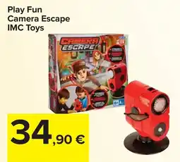 Carrefour Play Fun Camera Escape IMC Toys offerta