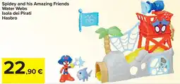 Carrefour Spidey and his Amazing Friends Water Webs Isola dei Pirati Hasbro offerta