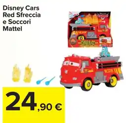 Carrefour Disney Cars Red Sfreccia e Soccori Mattel offerta