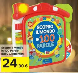 Carrefour Scopro il Mondo in 100 Parole Baby Clementoni offerta