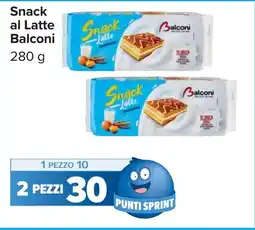 Carrefour Snack al Latte Balconi offerta