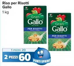 Carrefour Riso per Risotti Gallo offerta