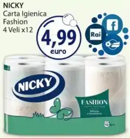 Acqua & Sapone NICKY Carta Igienica Fashion offerta