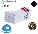 Carrefour Calza Tennis x6 Tex offerta