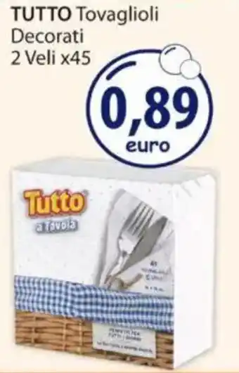 Acqua & Sapone TUTTO Tovaglioli Decorati offerta