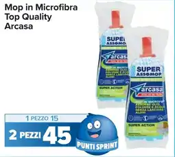 Carrefour Mop in Microfibra Top Quality Arcasa offerta