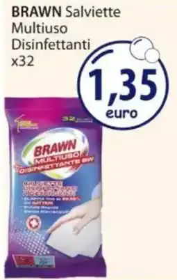 Acqua & Sapone BRAWN Salviette Multiuso Disinfettanti x32 offerta