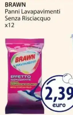 Acqua & Sapone BRAWN Panni Lavapavimenti Senza Risciacquo x12 offerta