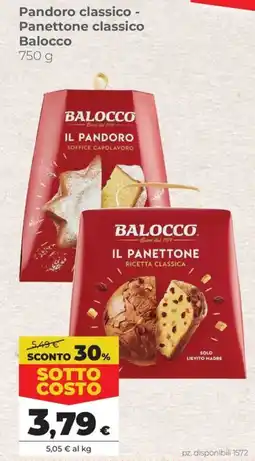 Coop Pandoro classico - Panettone classico Balocco offerta