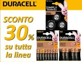 Acqua & Sapone Duracell offerta