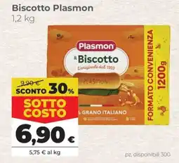 Coop Biscotto Plasmon offerta